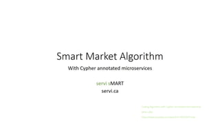Graph Reactor / Ianta Labs13
Coding Algorithm with Cypher annotated microservices
Ianta Labs
https://www.youtube.com/watch?v=YGhSDV7nrtw
 