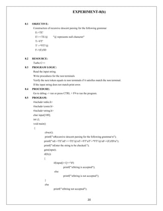 Cd lab manual | PDF