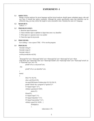 Cd lab manual | PDF