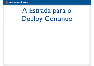 #1e5d91
A Estrada para o
Deploy Contínuo
 