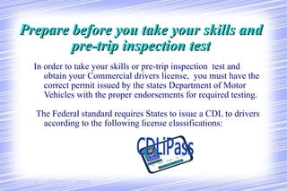 Cdl Testing Tips Cdlipass | PPT