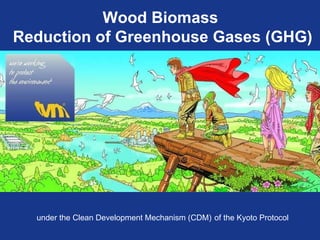 Wood Biomass  Reduction of Greenhouse Gases (GHG) under the Clean Development Mechanism (CDM)   of the Kyoto Protocol 