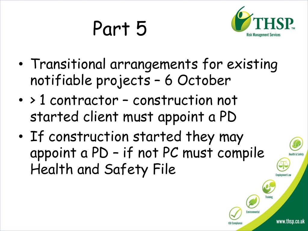 Construction Design And Management Regulations CDM 2015
