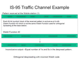 IS-95 Traffic Channel Example
 