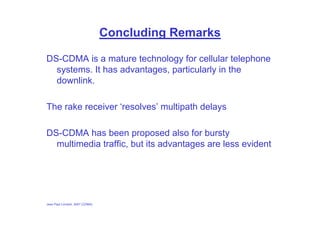 CDMA - the basics and how it works in Computer Networkspdf | PDF