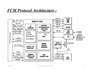 FCM Protocol Architecture :
11/22/20155 EE 584 Wireless System Security 10
 