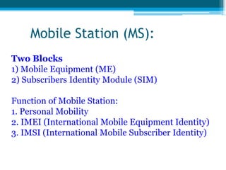 Imsi Blocks Cdma, speard spectrum | PPTX