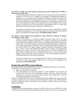 CDM in Reduction in Transmission and Distribution Losses | PDF