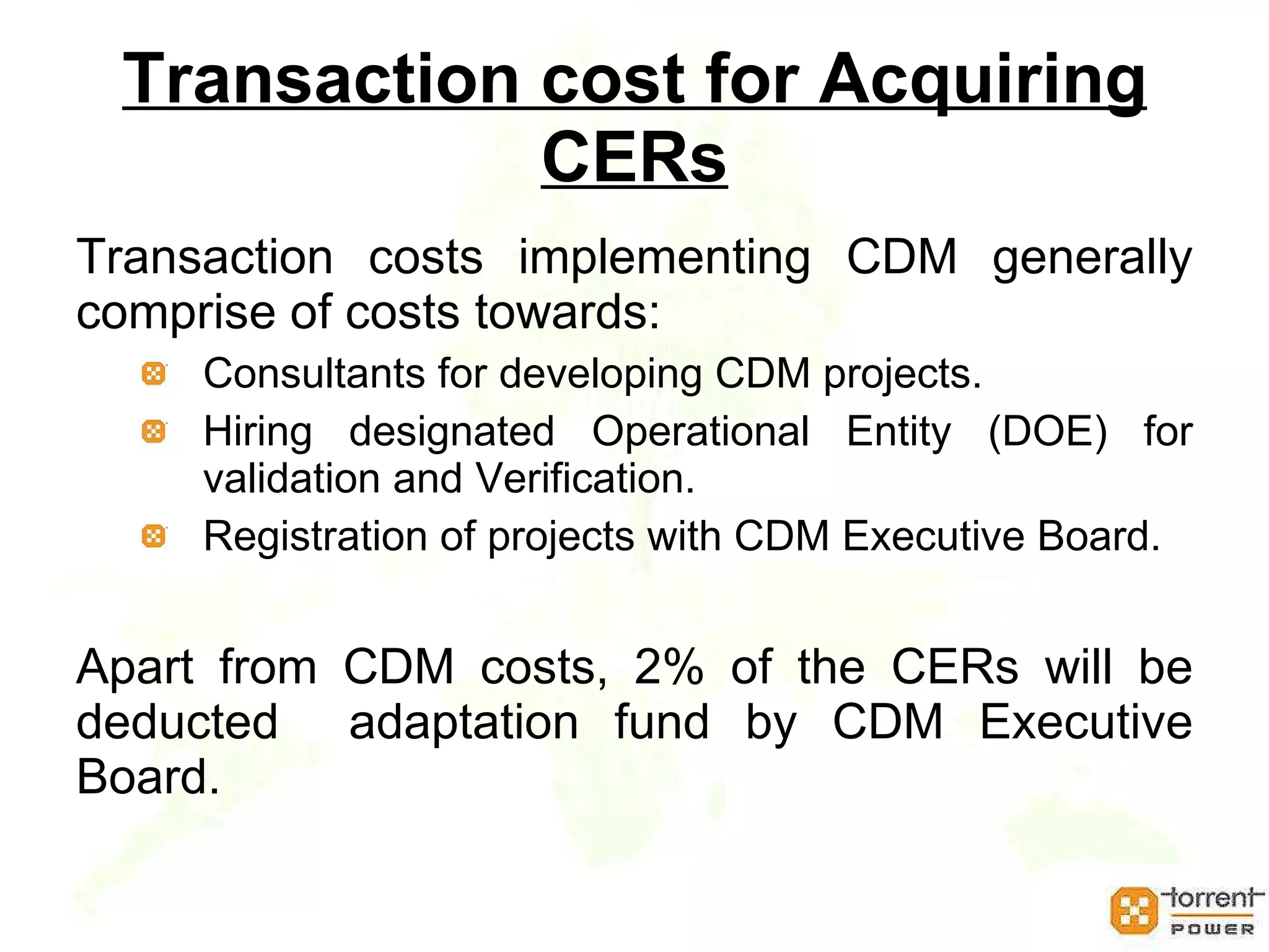 CER Prices as on 15/07/2009 Europe  