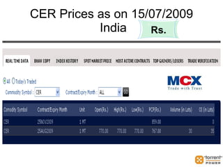 The Role and nature of Carbon  Contracts CERC Regulations for sharing of  CDM benefits CDM project Risk Identification and Management CDM Legal issues 