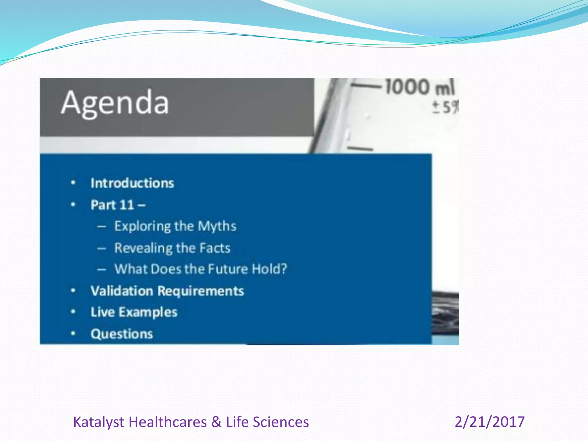 2/21/2017Katalyst Healthcares & Life Sciences
 