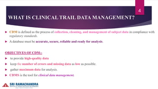 Clinical Trail Data Management | PPTX