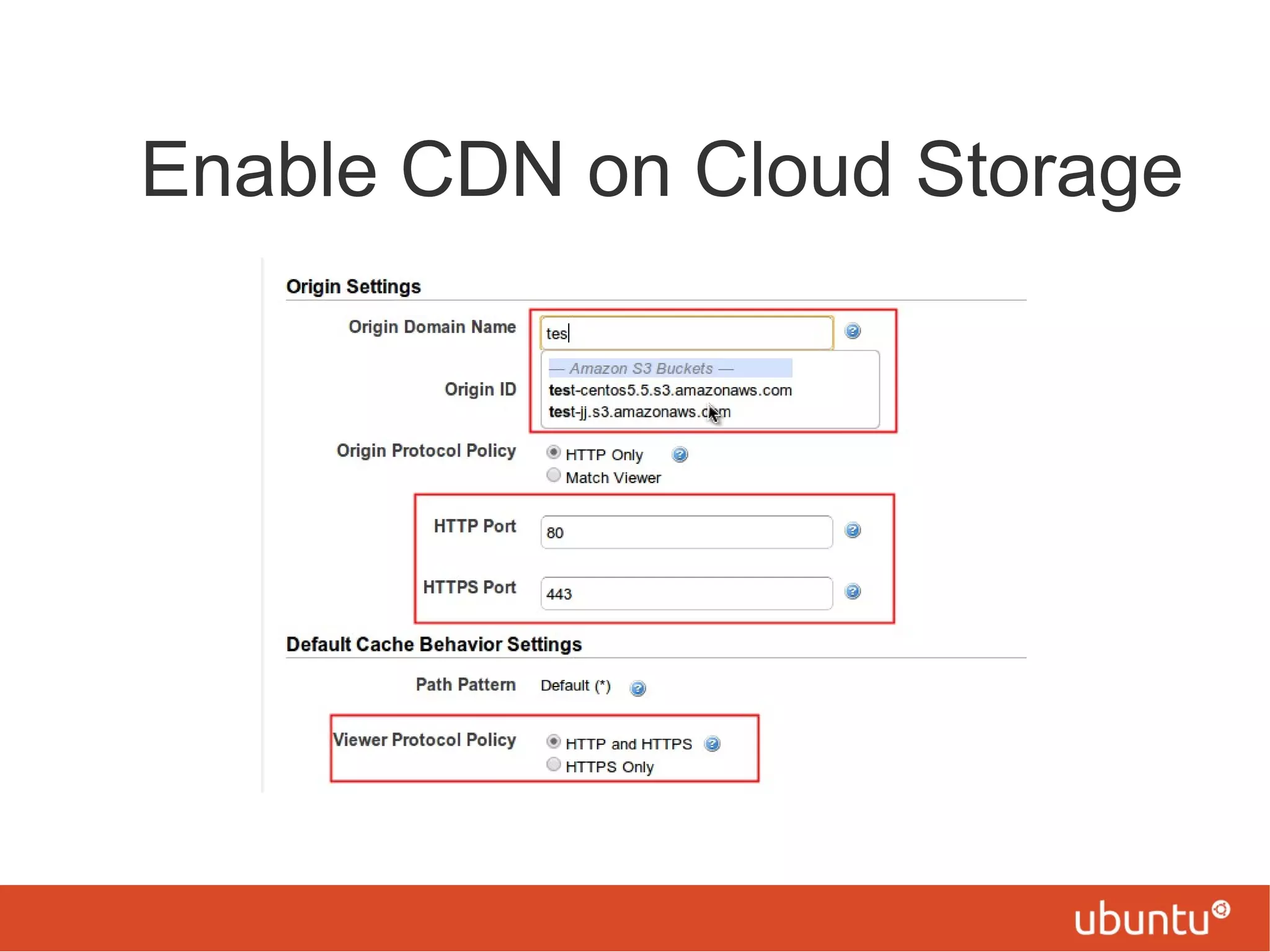 Enable CDN on Cloud Storage