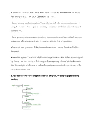 Compiler Design | DOCX | Programming Languages | Computing