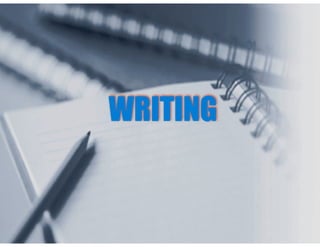 57
WRITING
 
