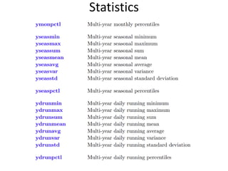 Statistics
 