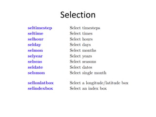 Selection
 