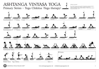 Ashtanga Vinyasa Yoga- Primera serie
