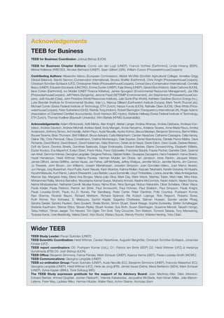 The Economics og biosystems & biodiversity | PDF