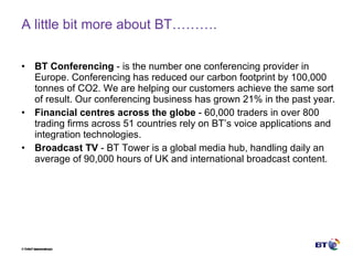 How BT uses social media with internal communication | PPT