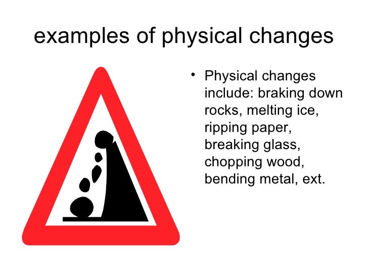 physical and chemical changes