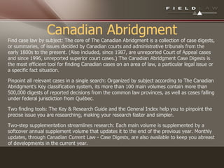 Legal Research - Case law basics | PPS