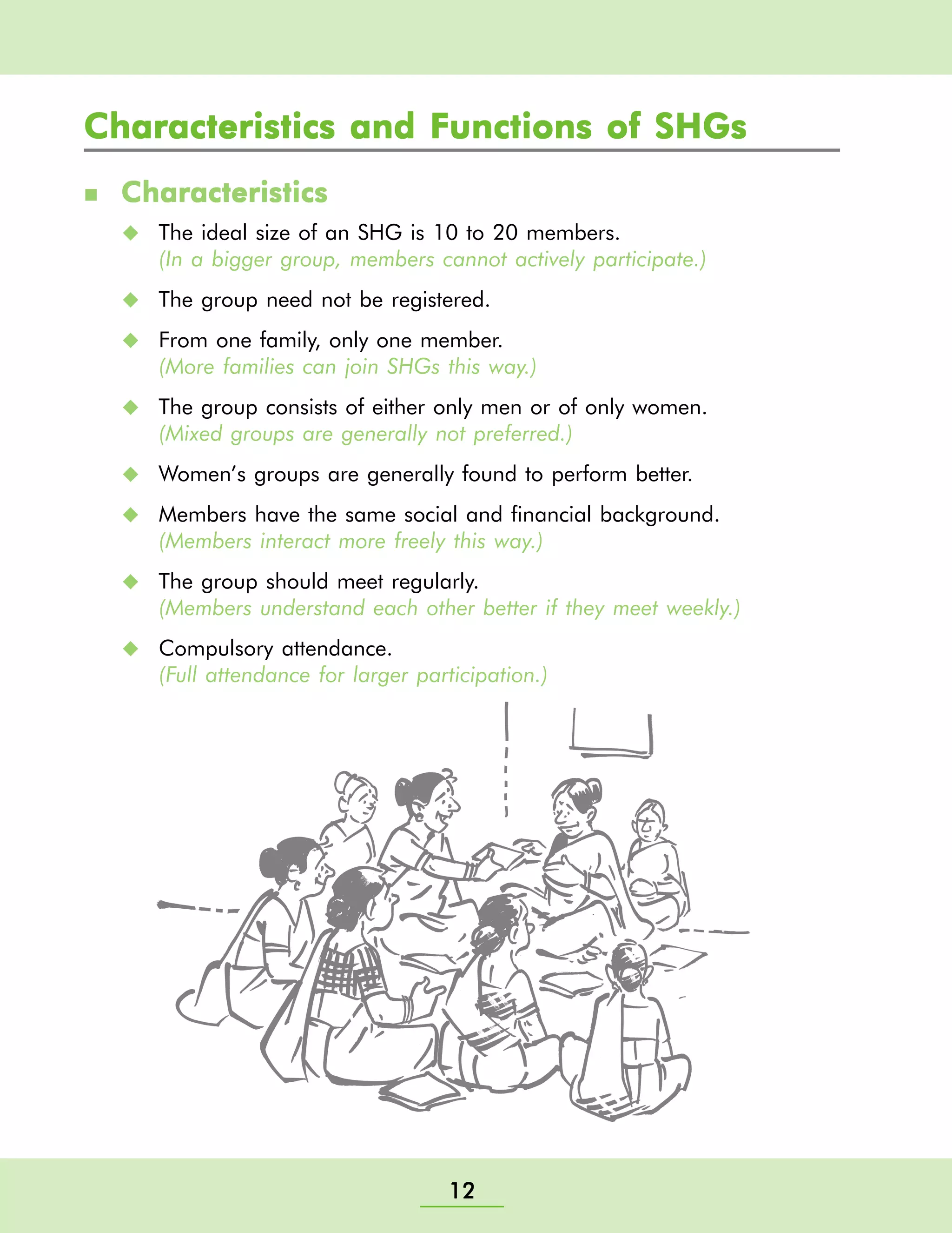 Self Helf Group Training Manual - Nabard