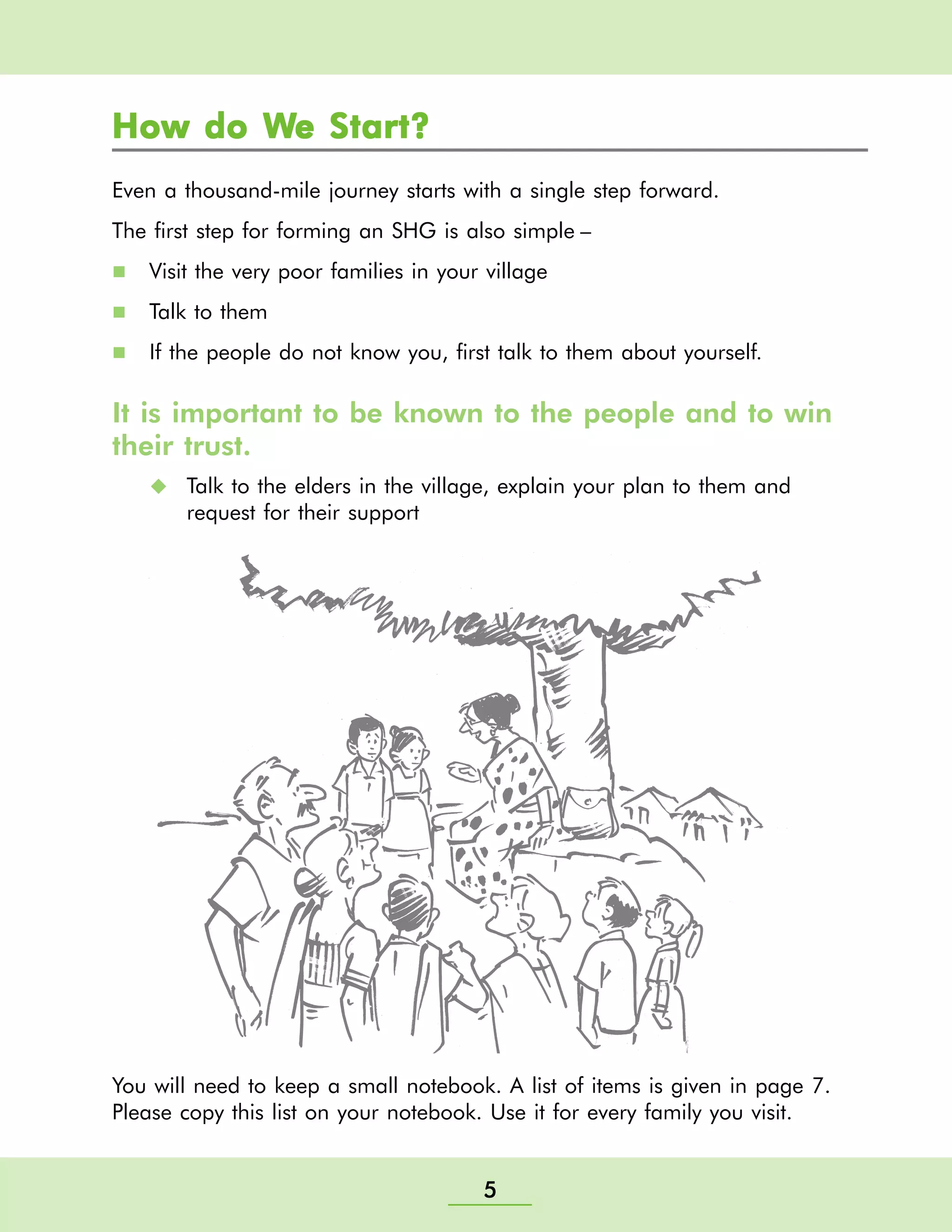 Self Helf Group Training Manual - Nabard