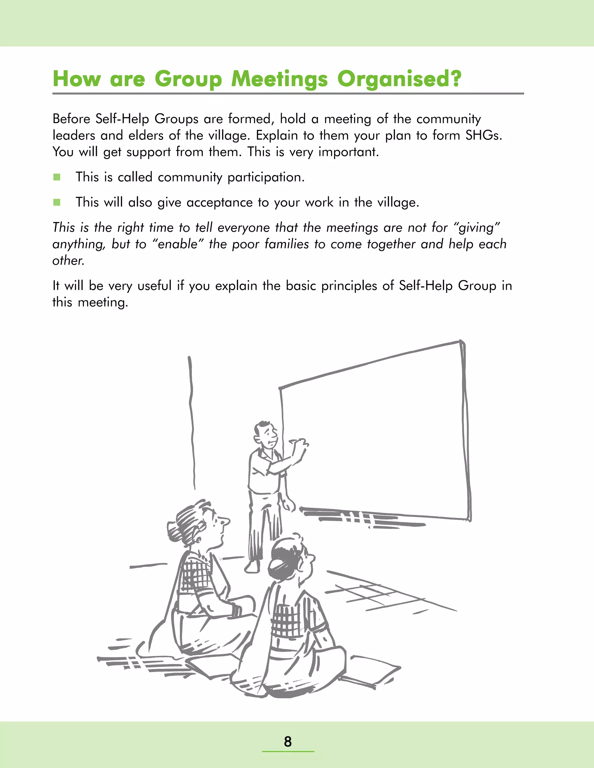 Self Helf Group Training Manual - Nabard