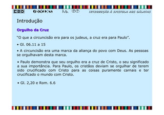 EBD Jovens - Aula 03 - A superioridade de Jesus e o Poder da Cruz
