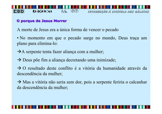 EBD Jovens - Aula 03 - A superioridade de Jesus e o Poder da Cruz