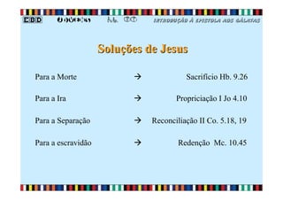 EBD Jovens - Aula 03 - A superioridade de Jesus e o Poder da Cruz