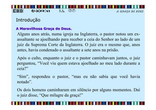 EBD Jovens - Aula 07 - A graça de Deus