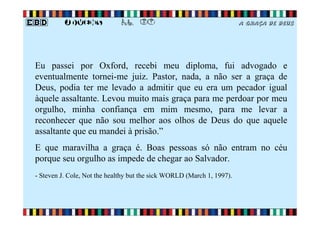 EBD Jovens - Aula 07 - A graça de Deus