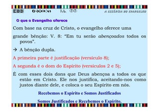 Aula 08 - A Essência do Evangelho