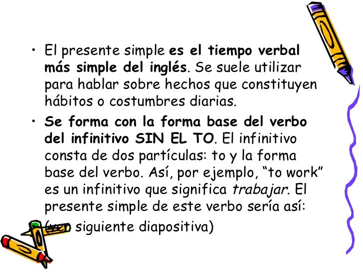 Que ES El Presente Simple
