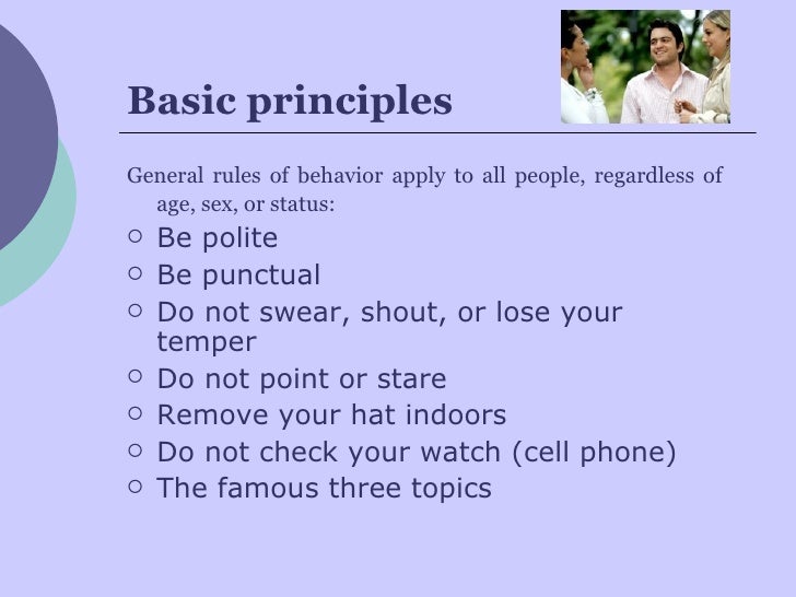 Basics of Etiquette