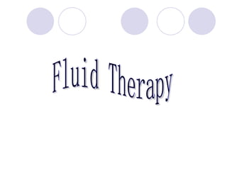 Fluid Therapy 