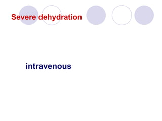 Severe dehydration intravenous 