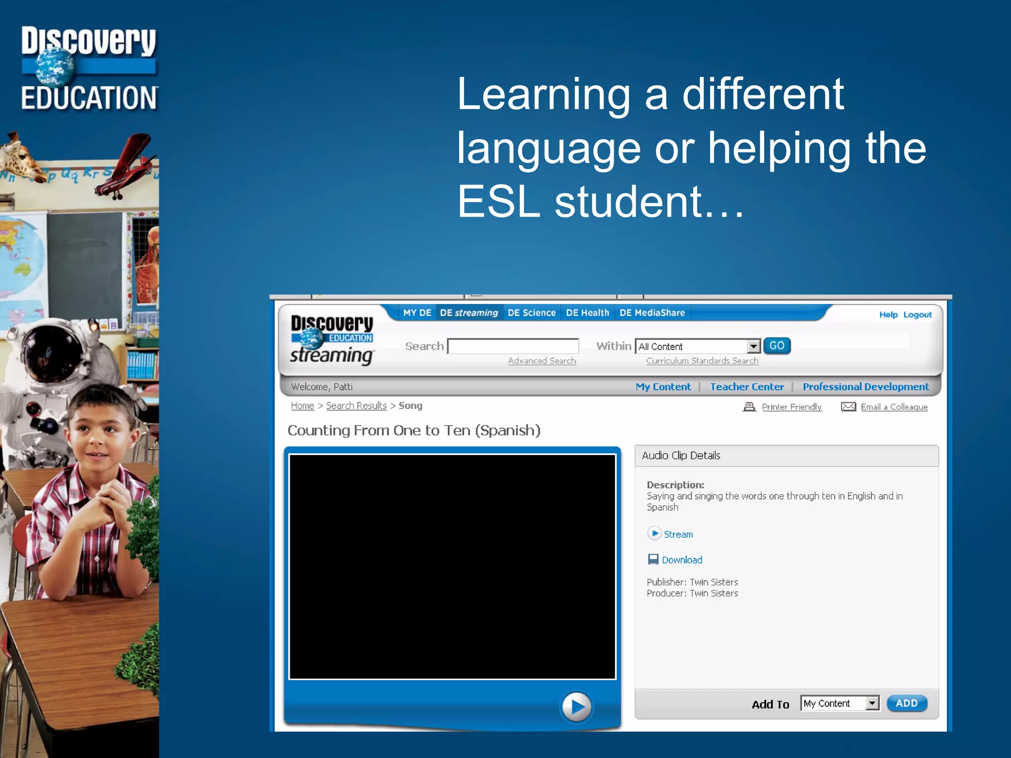 Learning a different language or helping the ESL student… 