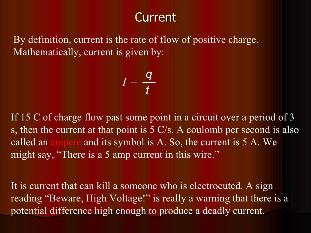 Electric Current and Building Analogy