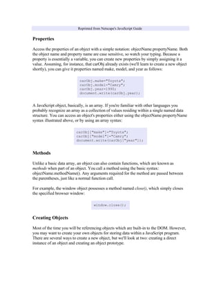 Java Script Language Tutorial