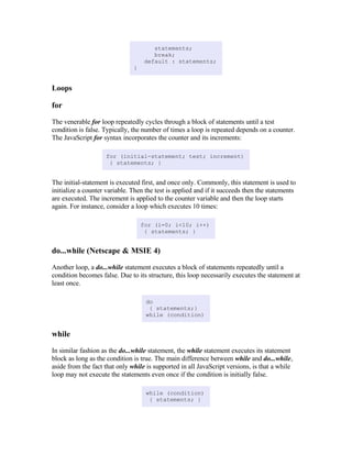 Java Script Language Tutorial