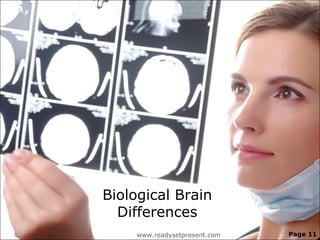 Biological Brain
  Differences
    www.readysetpresent.com   Page 11
 