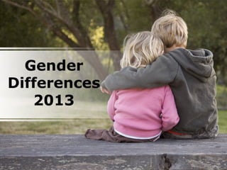 Gender
Differences
   2013
 