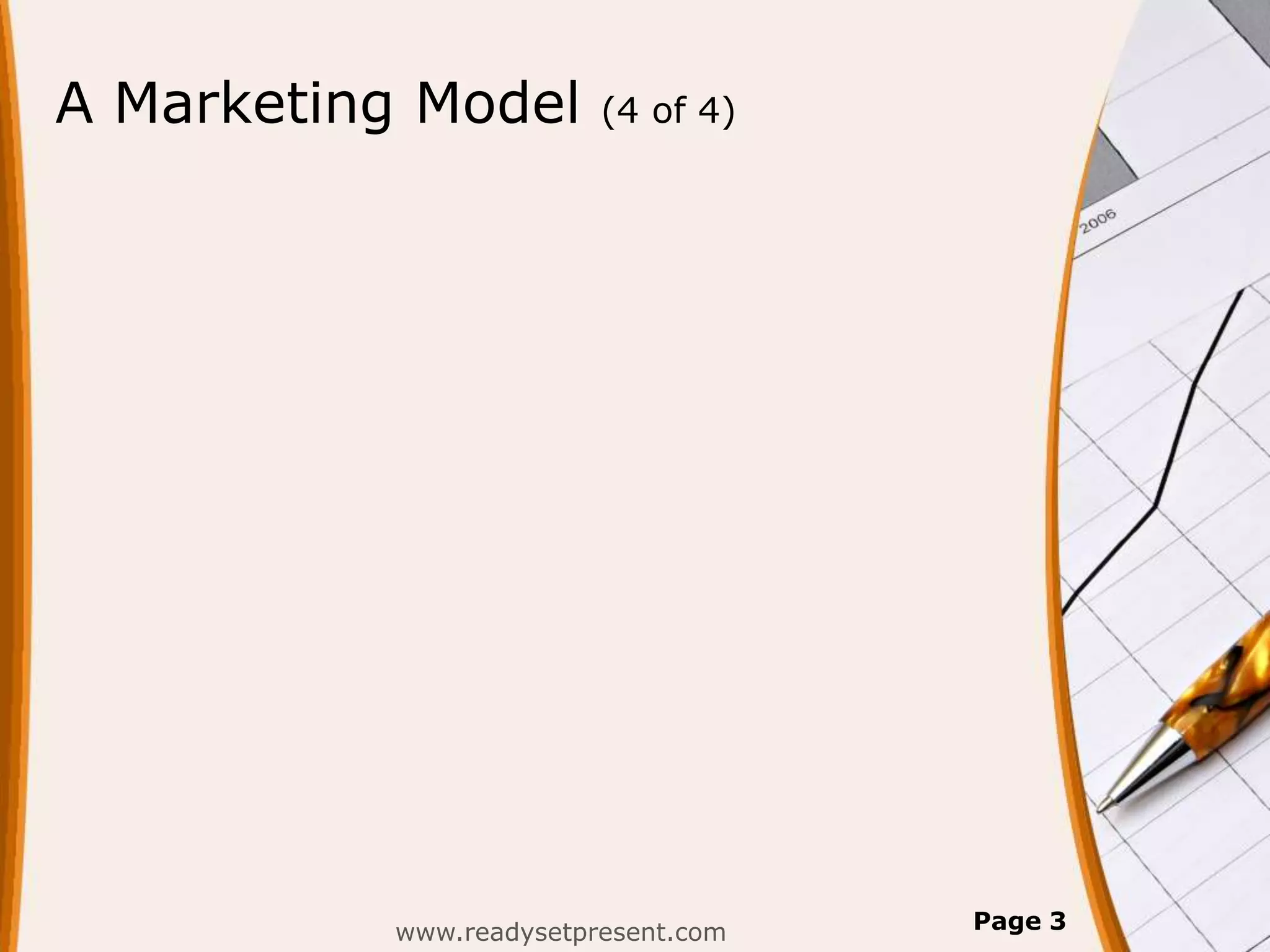 A Marketing Model       (4 of 4)




          www.readysetpresent.com   Page 3
 