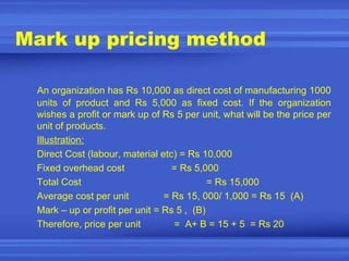 Pricing Examples Using Per Pricing strategy | PPT