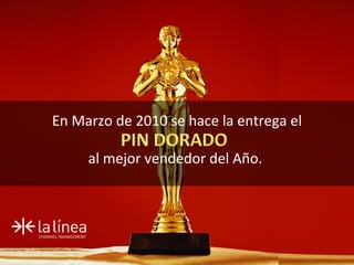 En Marzo de 2010 se hace la entrega el
al mejor vendedor del Año.