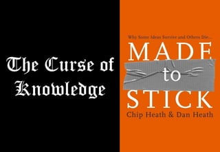 The Curse of
 Knowledge
 
