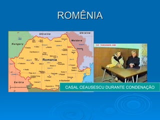 ROMÊNIA CASAL CEAUSESCU DURANTE CONDENAÇÃO 